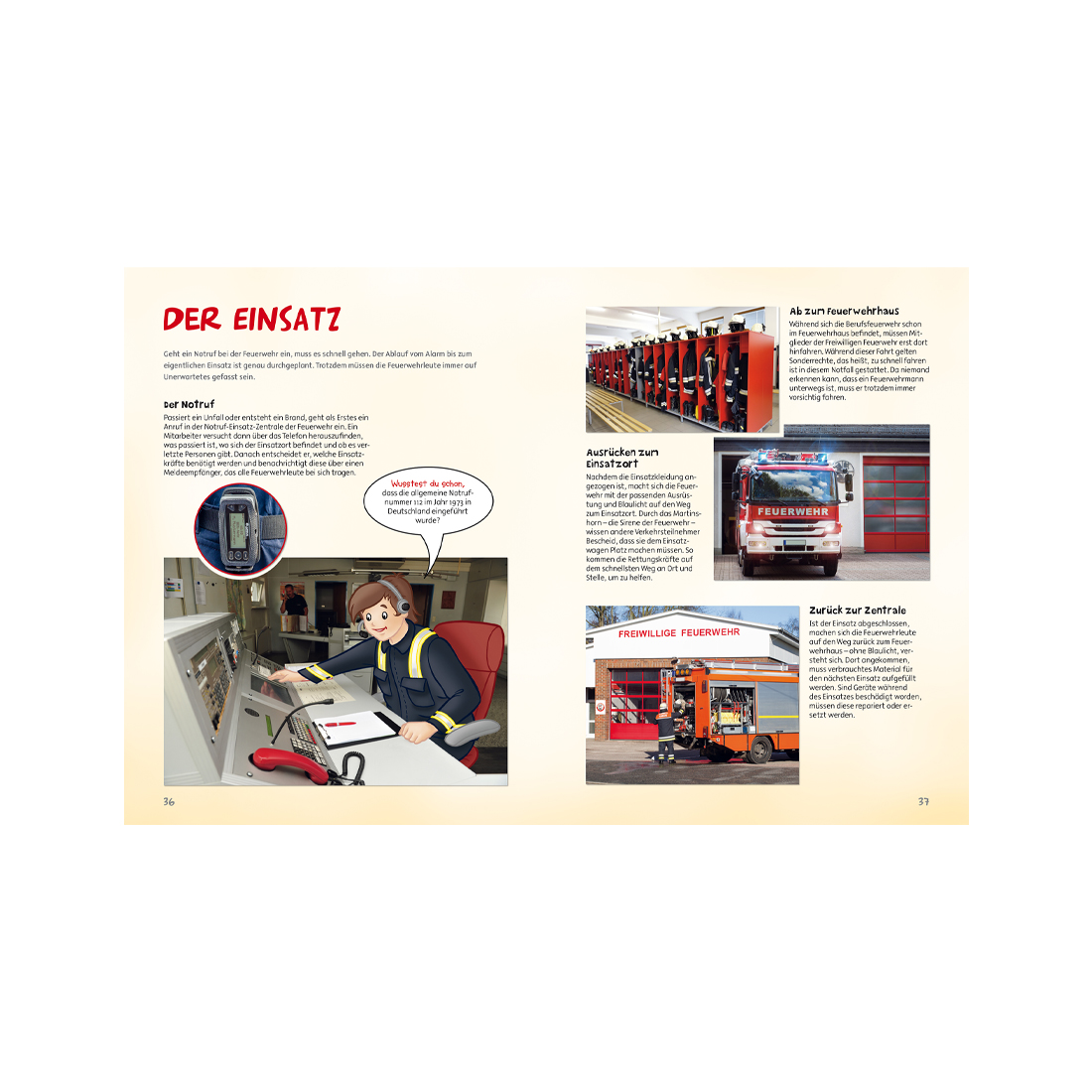 Bei der Feuerwehr geht's rund inkl. Poster