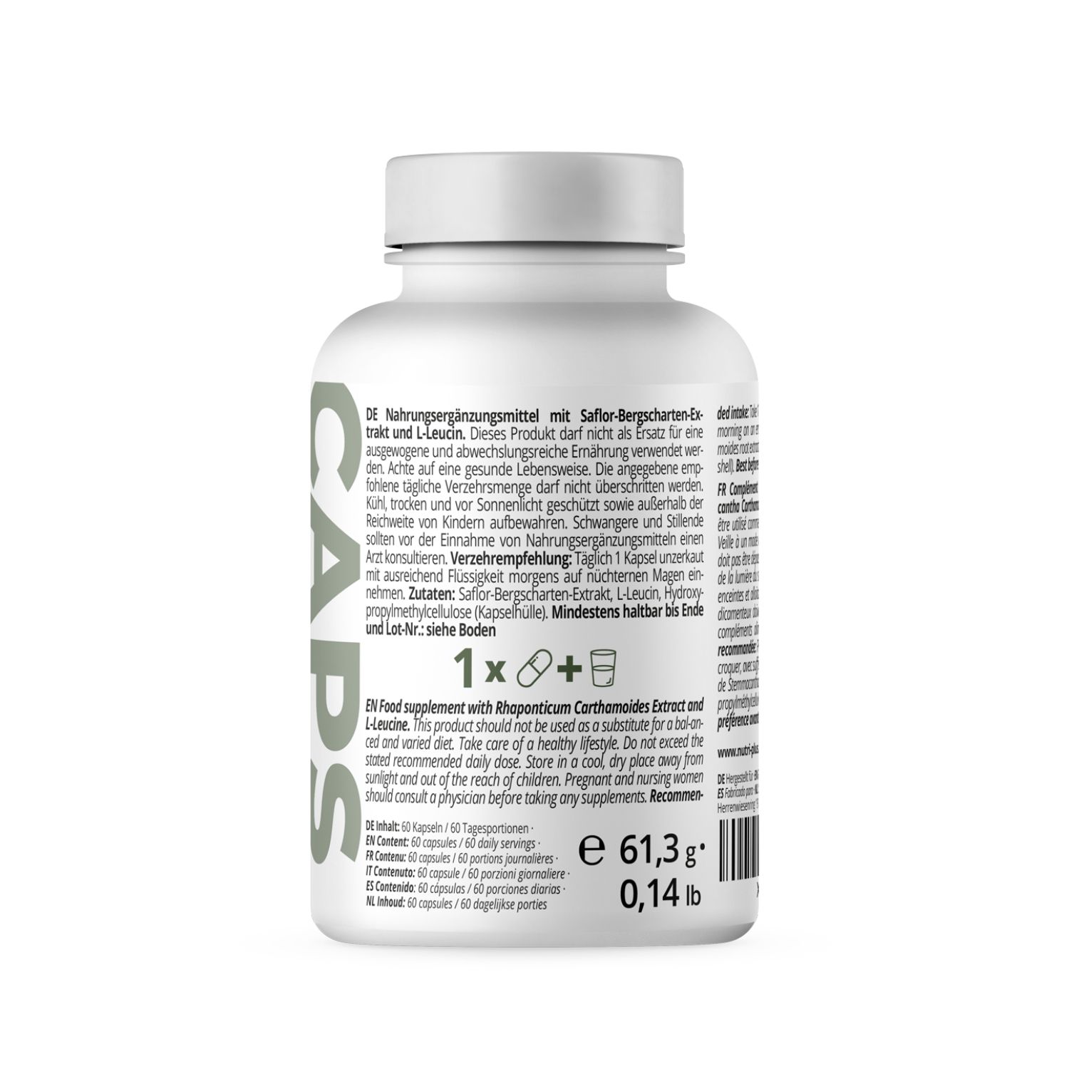 Nutri+ Ultra Ecdysteron + Leucin Kapseln