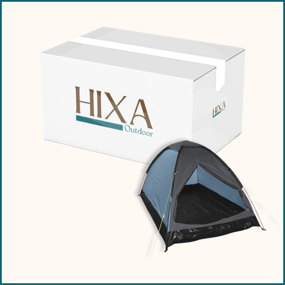 HIXA tent met glow in the dark scheerlijnen