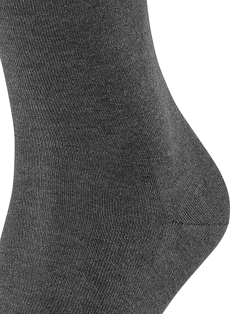 FALKE Socken FIRENZE antracite melange grau