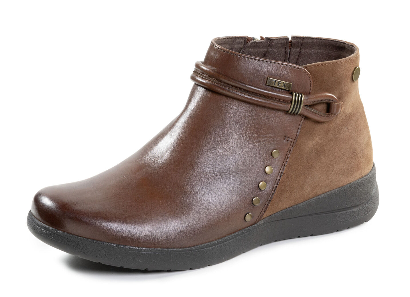 ELENA EDEN, atmungsaktive Damen-Boots, Weite H, mit herausnehmbarem Fussbett