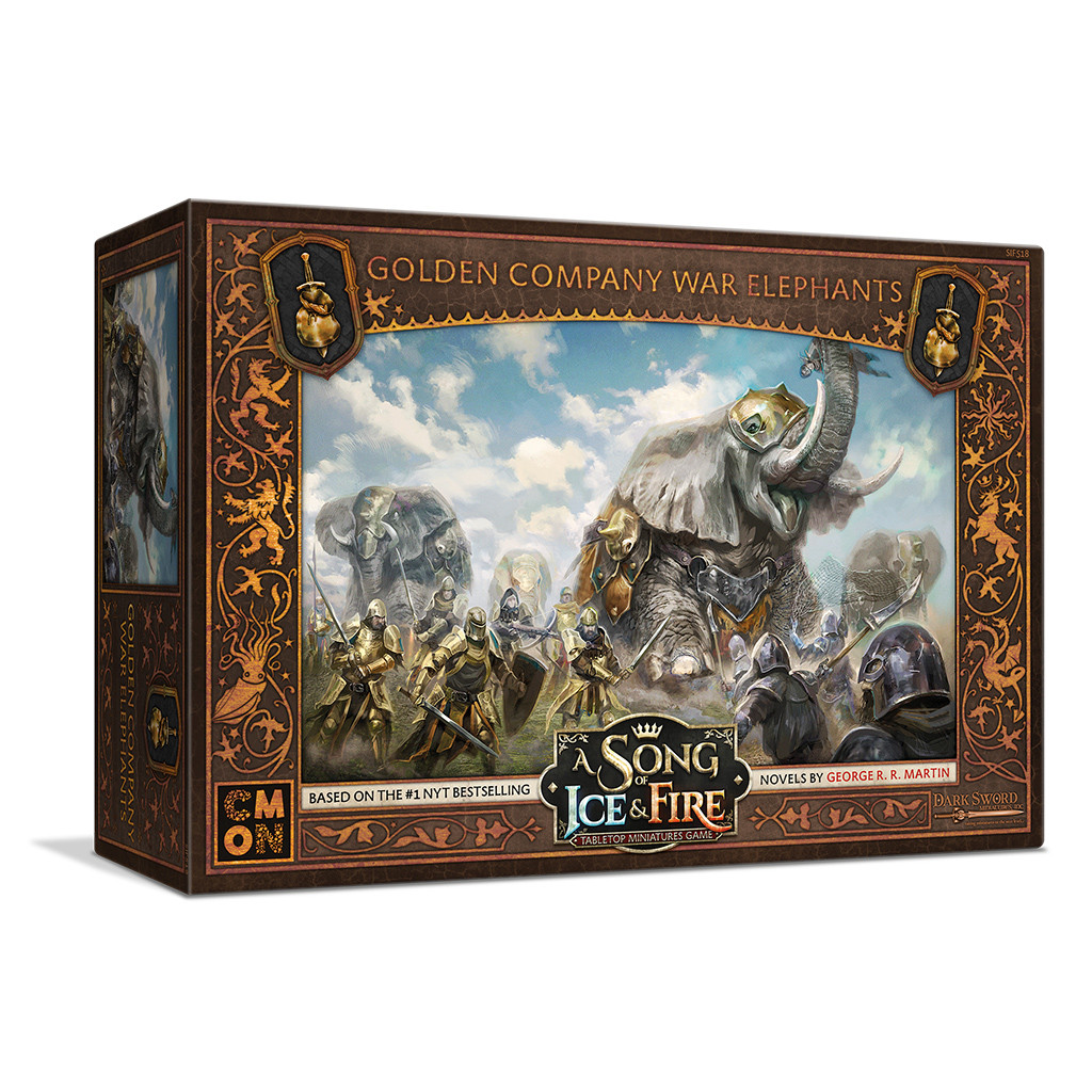 Le Trône de Fer : le Jeu de Figurines - Eléphants de la Compagnie Dorée