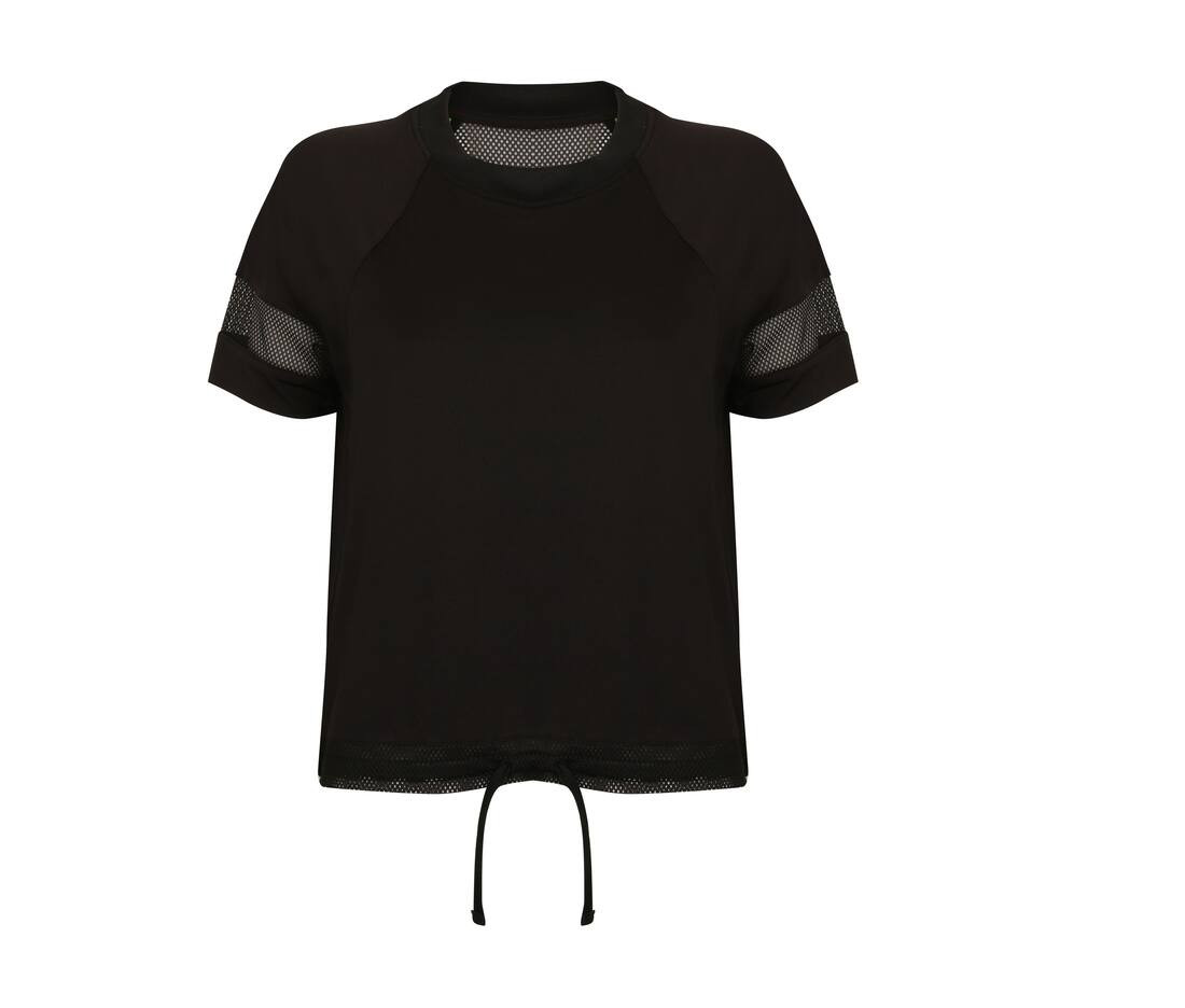 TOMBO TL526 - T-shirt Femme Élégance Tombo avec Détails Mesh