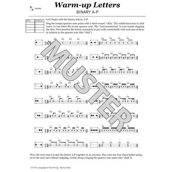 Hal Leonard Benny Greb The Language Of