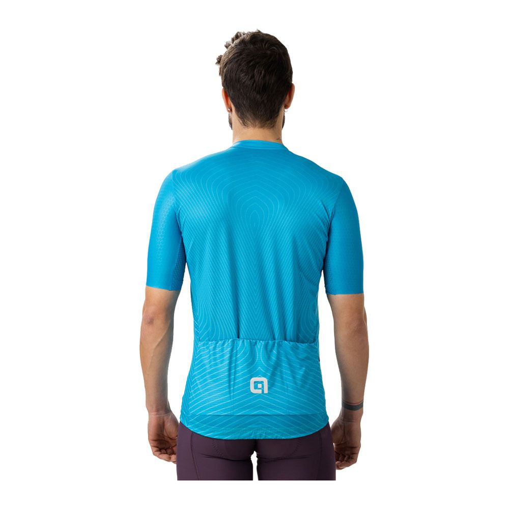 Ale ZIG ZAG - Maillot Homme light blue