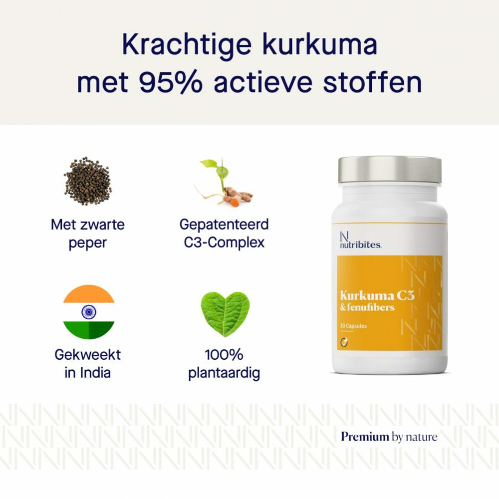 Nutribites Kurkuma C3 30 capsules