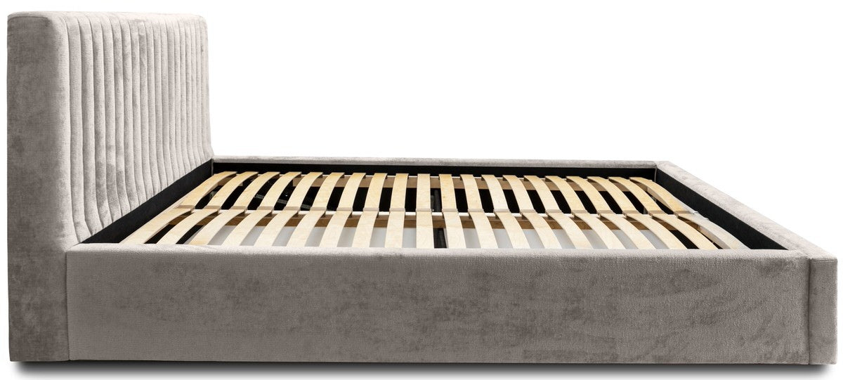 Trae Mobler Vegas 160 x 200 cm Gestoffeerd Bed Grijs