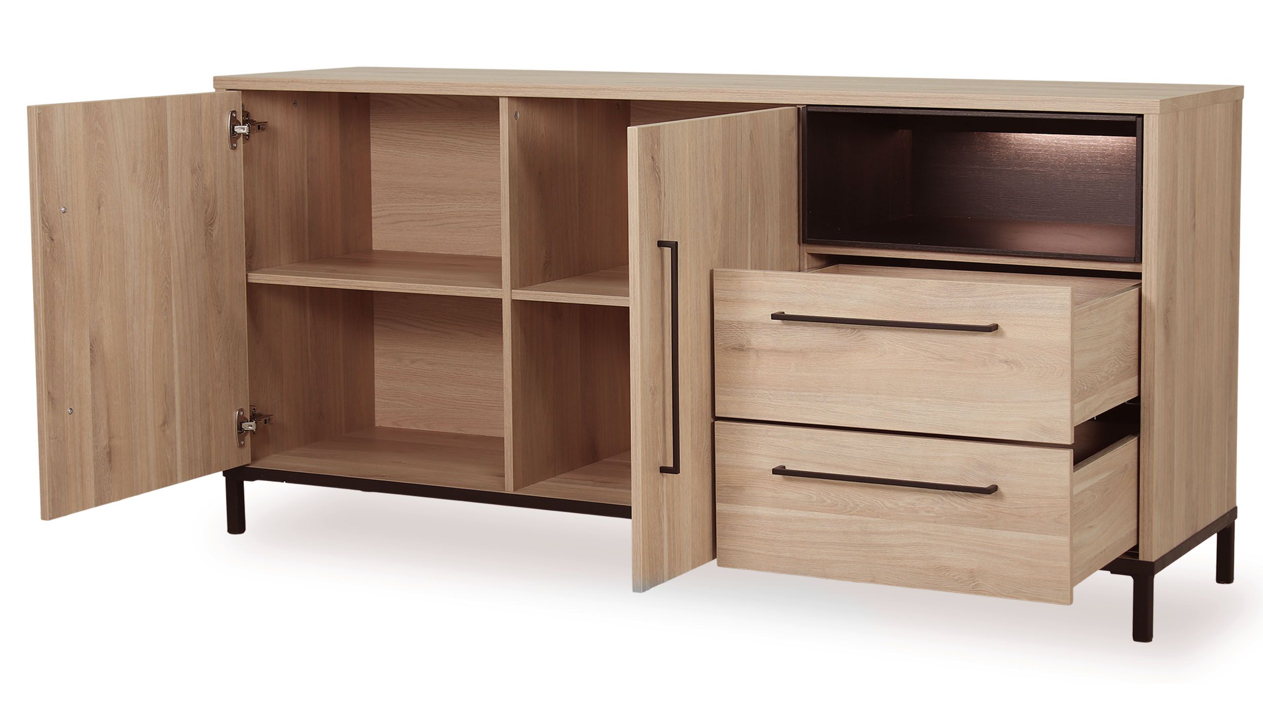 Dressoir Alberta - Bridge B166 x D45 x H80 cm
