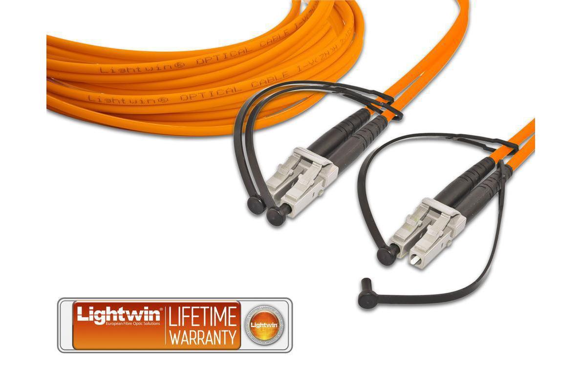 LWL-Patchkabel Multimode LC – LC, OM2, Duplex, 0.5 mMultimode LC-LC OM2 0.5 m