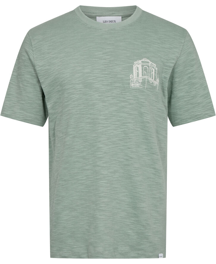 Les Deux Hotel T-Shirt Light jade green/light ivory