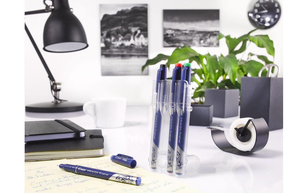 Fineliner FriXion Evolutive Set Feine Spitze, 4 FarbenFeinschreiber mit löschbarer Tinte