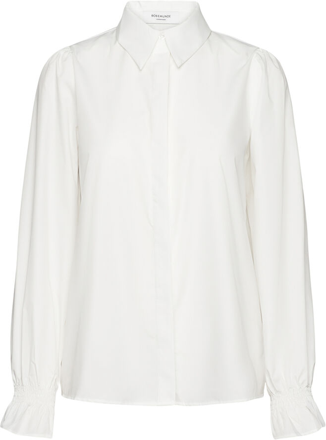 RM by Rosemunde Shirt w/ smock detail Hvid