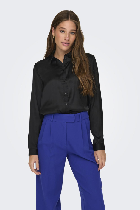 Jacqueline de Yong zwarte dames blouse