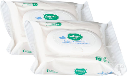 Galenco Lingettes Nettoyantes Douces Pour Bébé Duopack 2x25 Pièces
