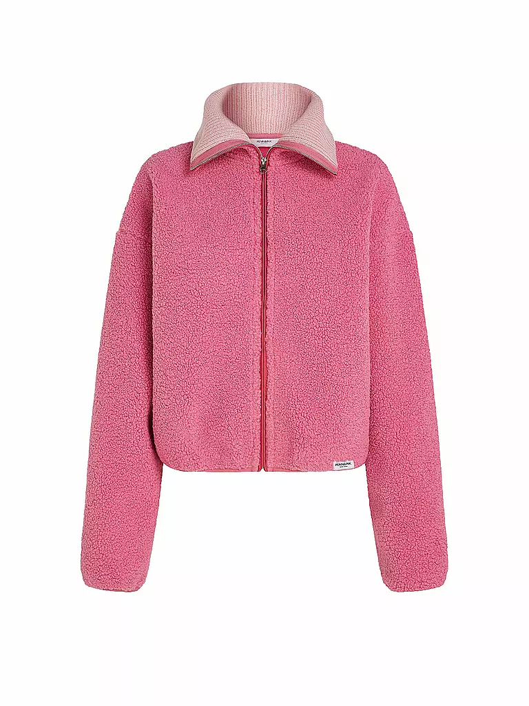 PENN&INK Jacke in Teddyfell pink