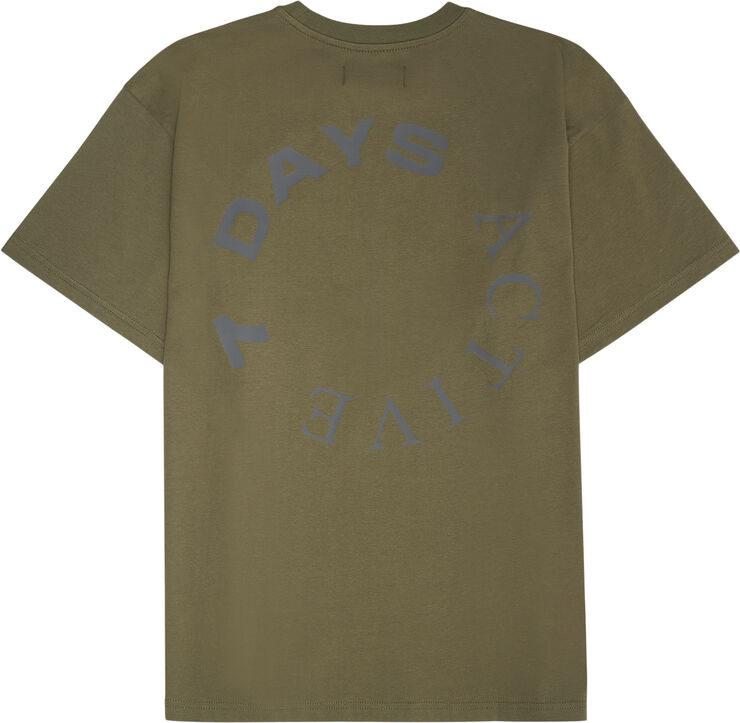 7 Days Active Organic Regular Fit Tee 823 ivy green