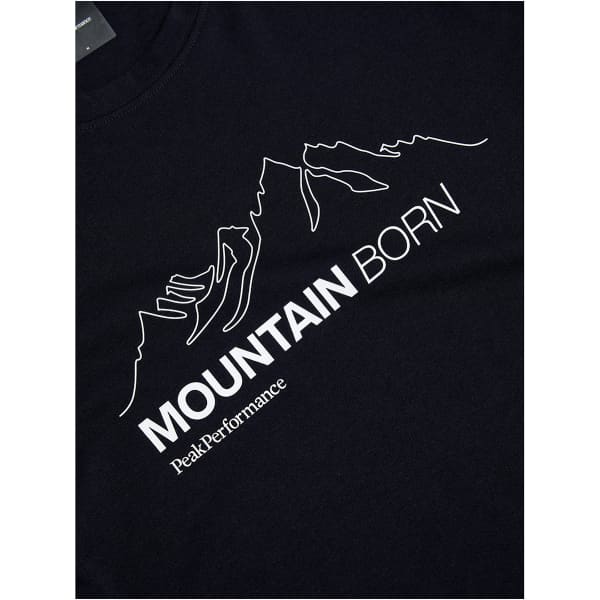T-shirt randonnée PEAK PERFORMANCE M EXPLORE GRAPHIC TEE BLACK