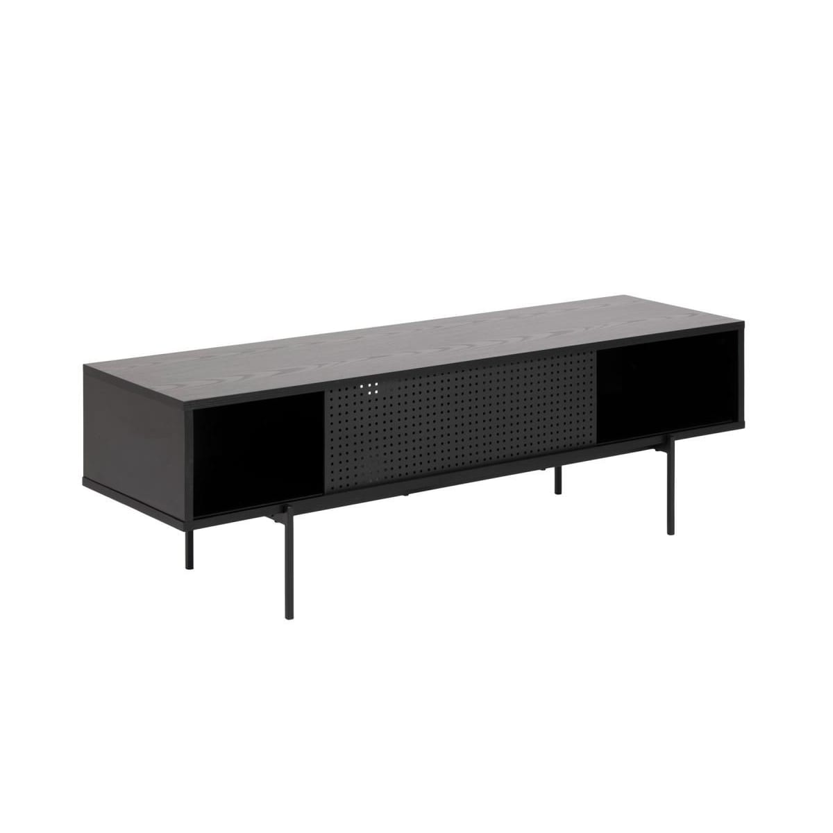 TV-bord ANGUS 140x40xH44cm, sort