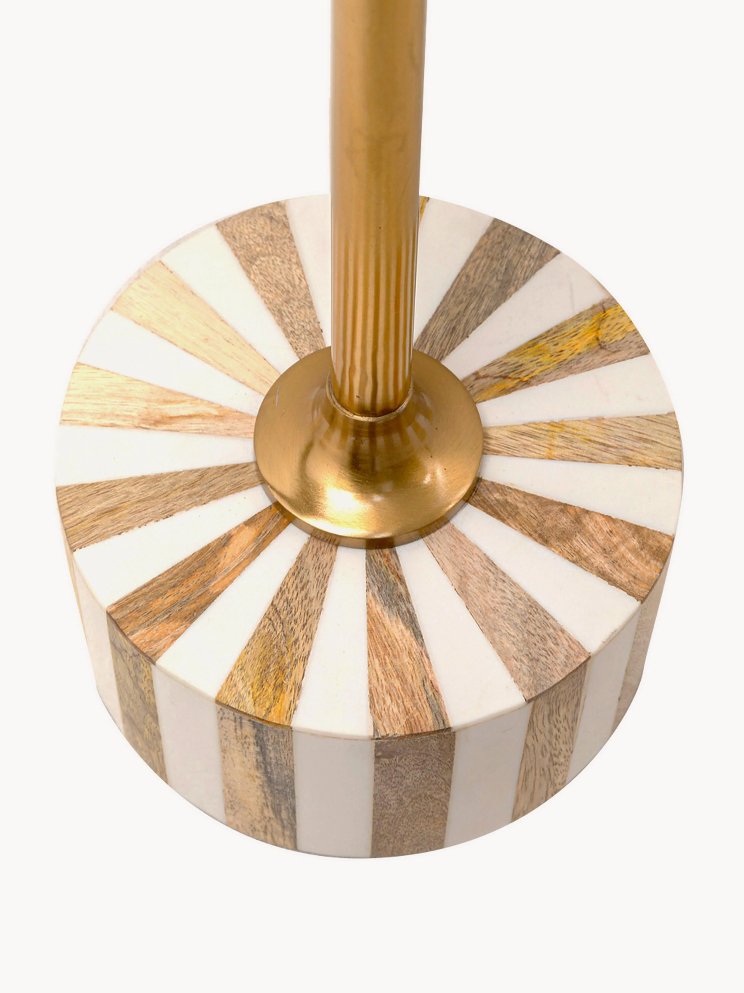 Ronde bijzettafel Domero, handgemaakt