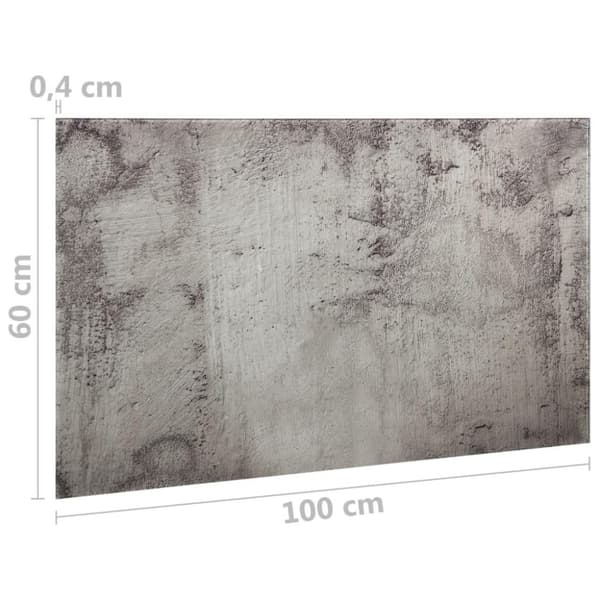 vidaXL Veggmontert magnettavle glass 100x60 cm