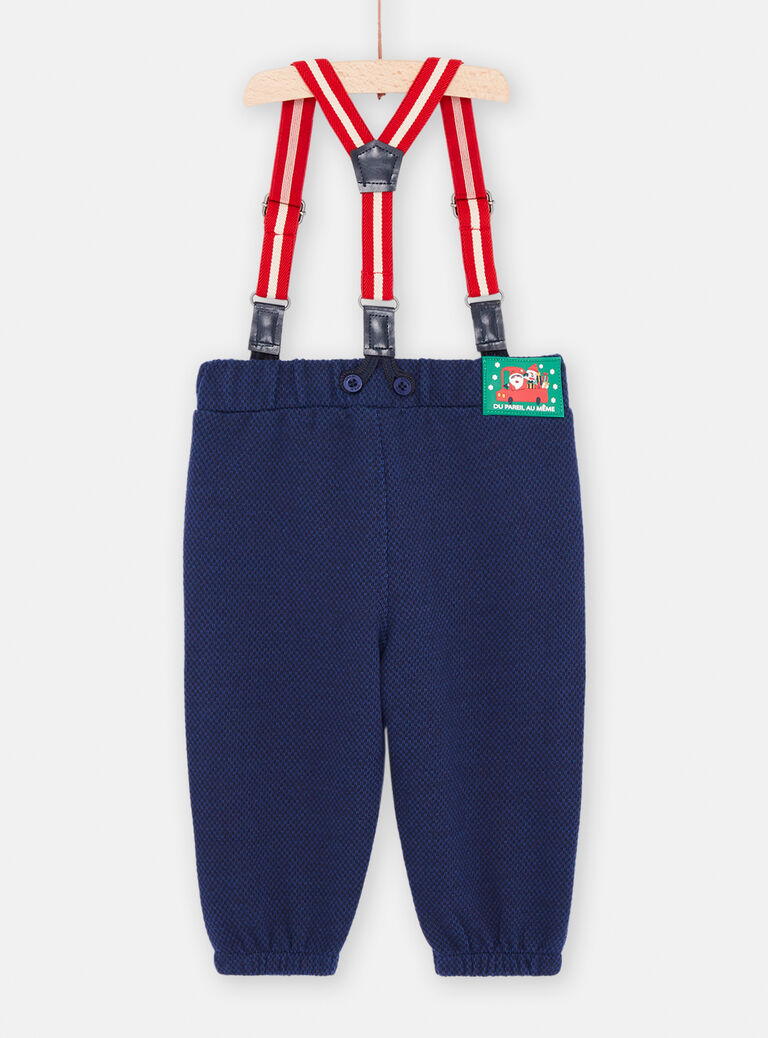 Pantalon chaud à bretelles pour bébé garçon