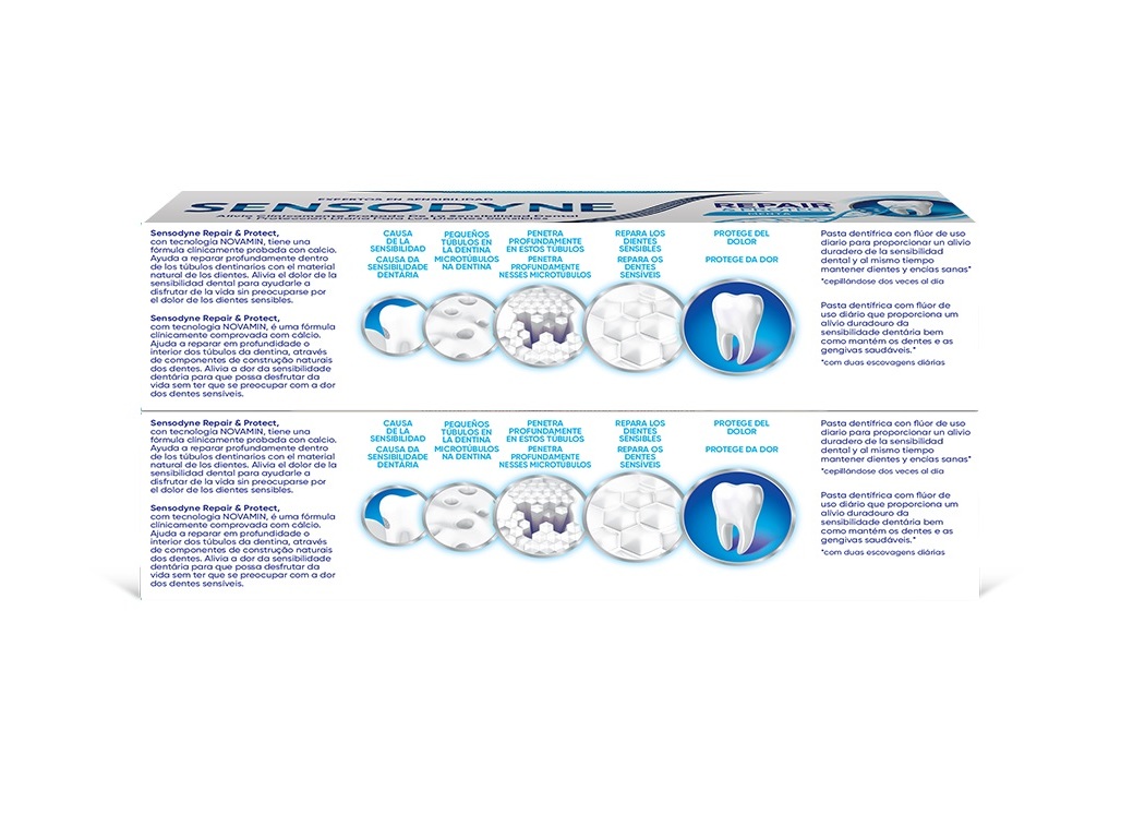 PASTA DE DENTES SENSODYNE REPAIR & PROTECT 2X75ML