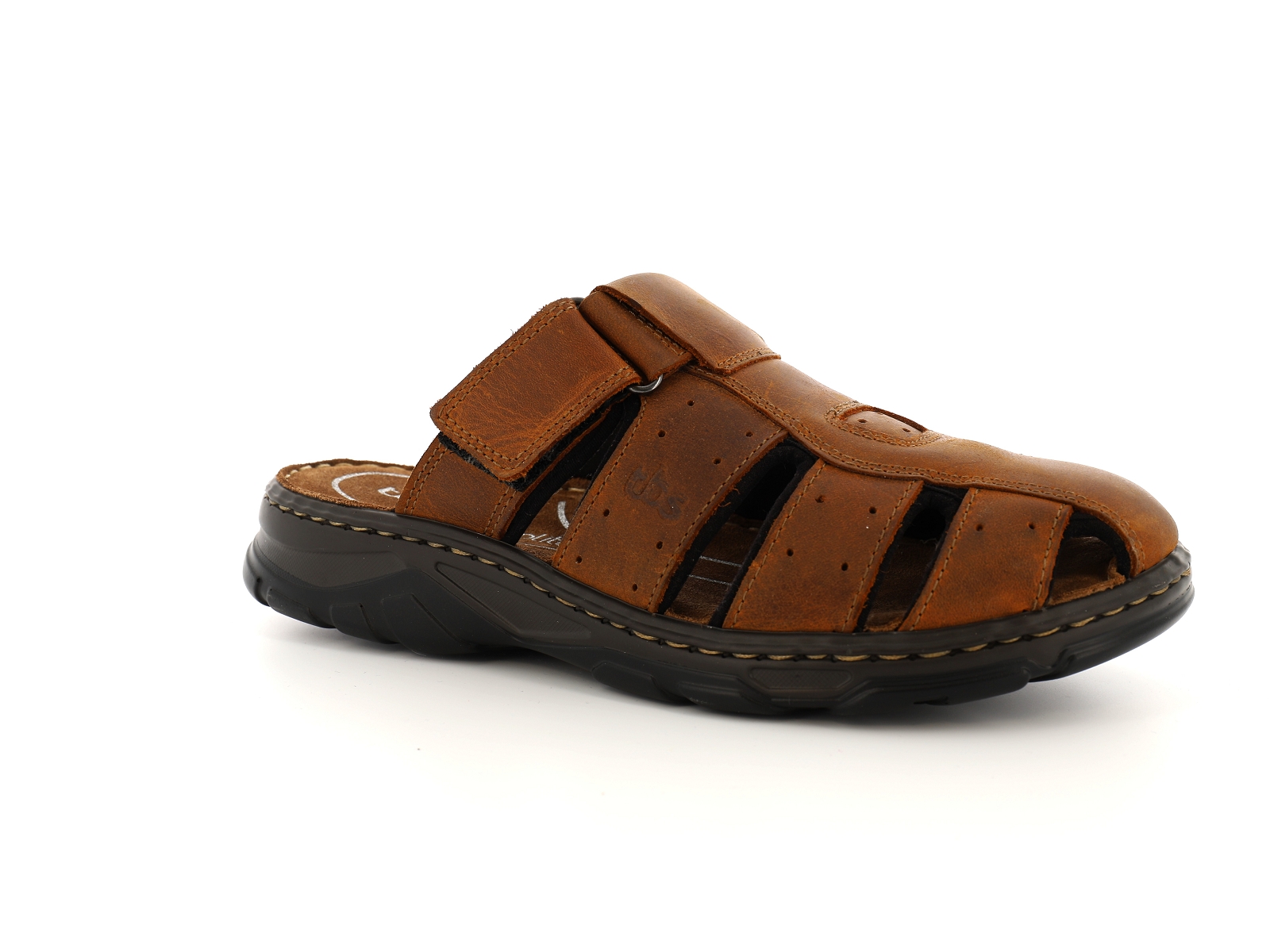Tbs-JEROME Cuir gras Marron Moyen