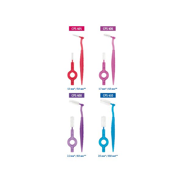 Curaprox Perio Plus CPS 405 1 cabo   5 escovilhões