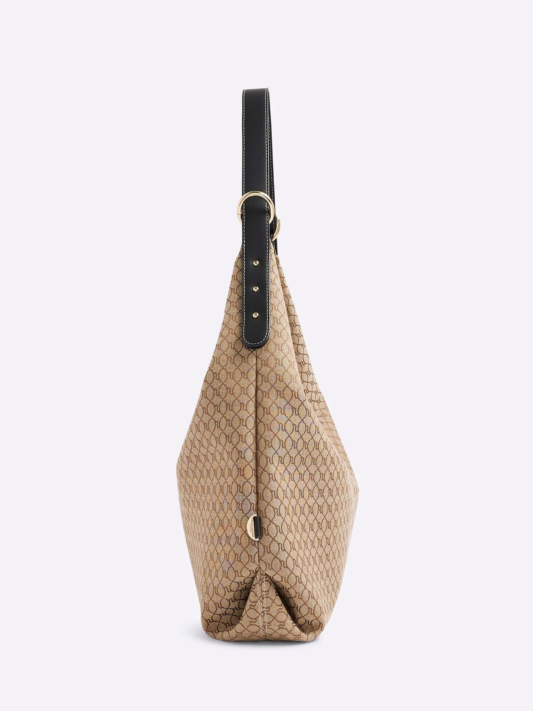 River Island Monogram Slouch Shoulder Bag