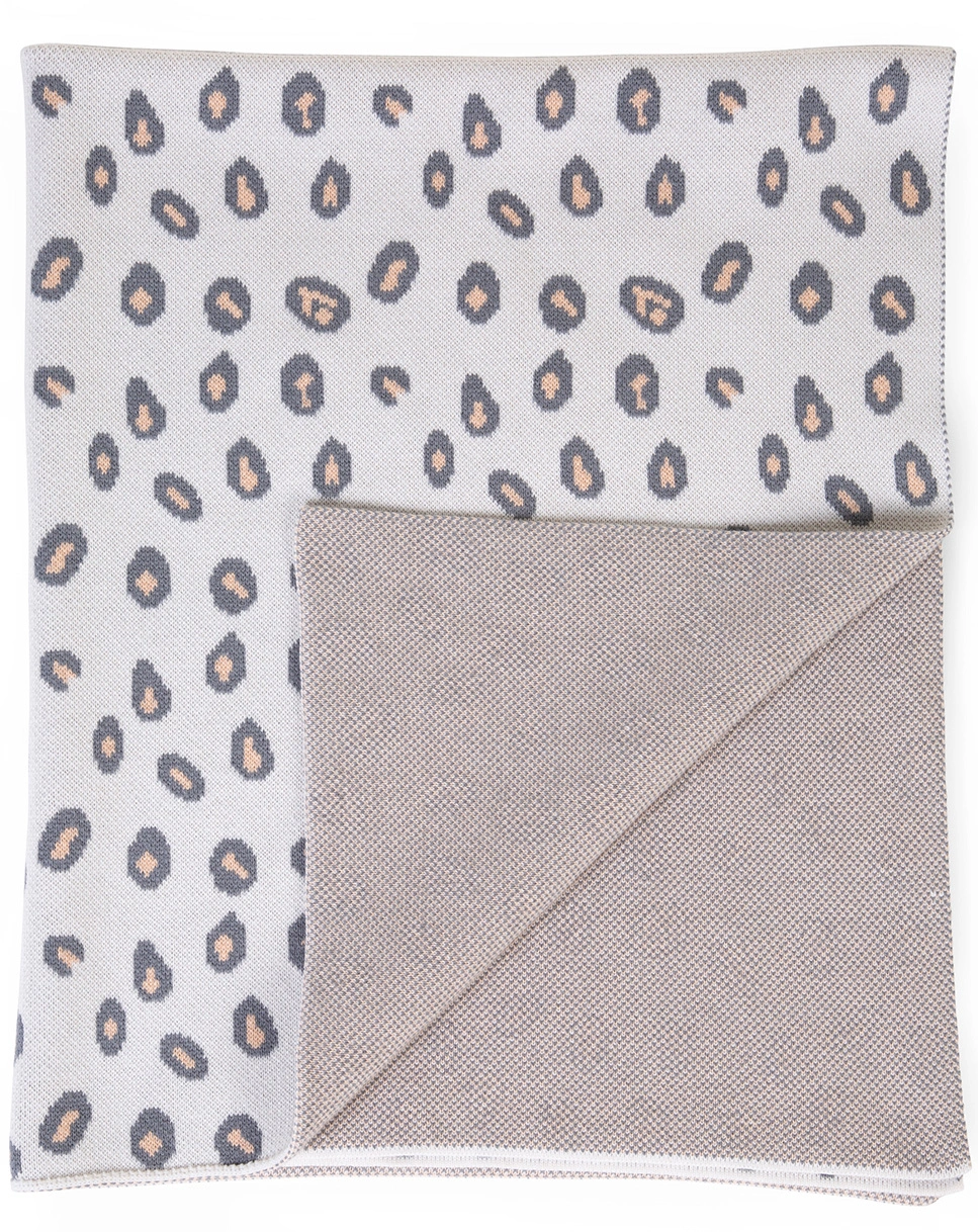 Babydecke LEOPARD (85x70) in beige