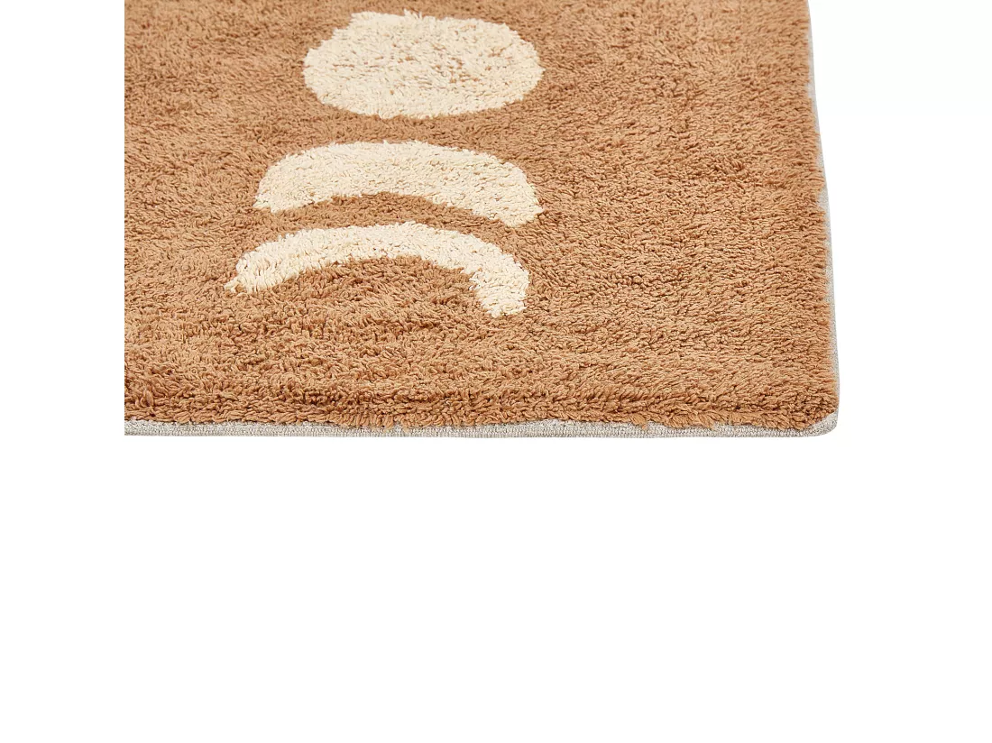 Tapis de bain 50 x 80 cm marron ESME