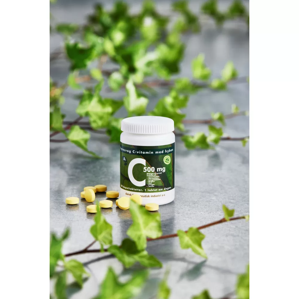 C-vitamin m. hyben, 500 mg. - 60 tabl.