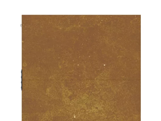 Portail de jardin 85x150 acier corten