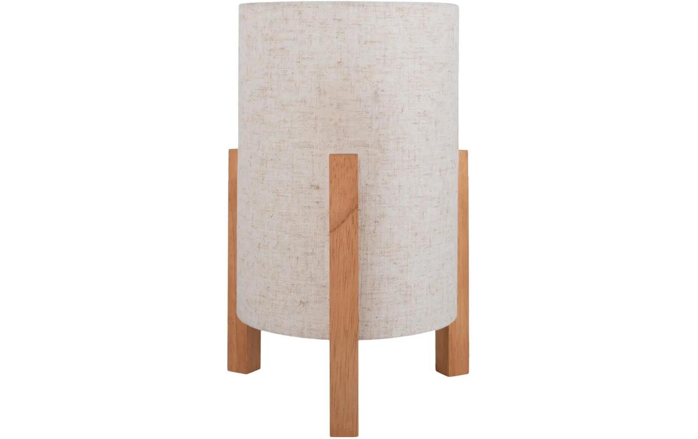 Tischleuchte «Matilda» 32 cmTischlampe aus Holz und Textil
