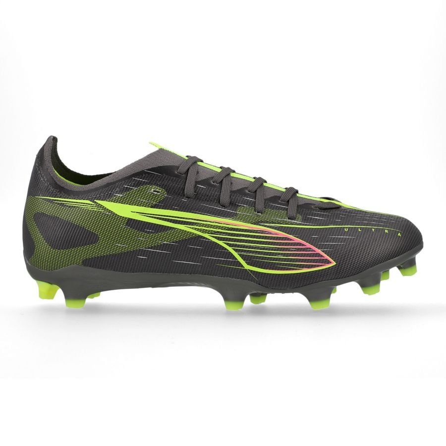 PUMA Ultra 5 Match FG/AG Audacity - Matte Aged Silver/Jaune/Argenté
