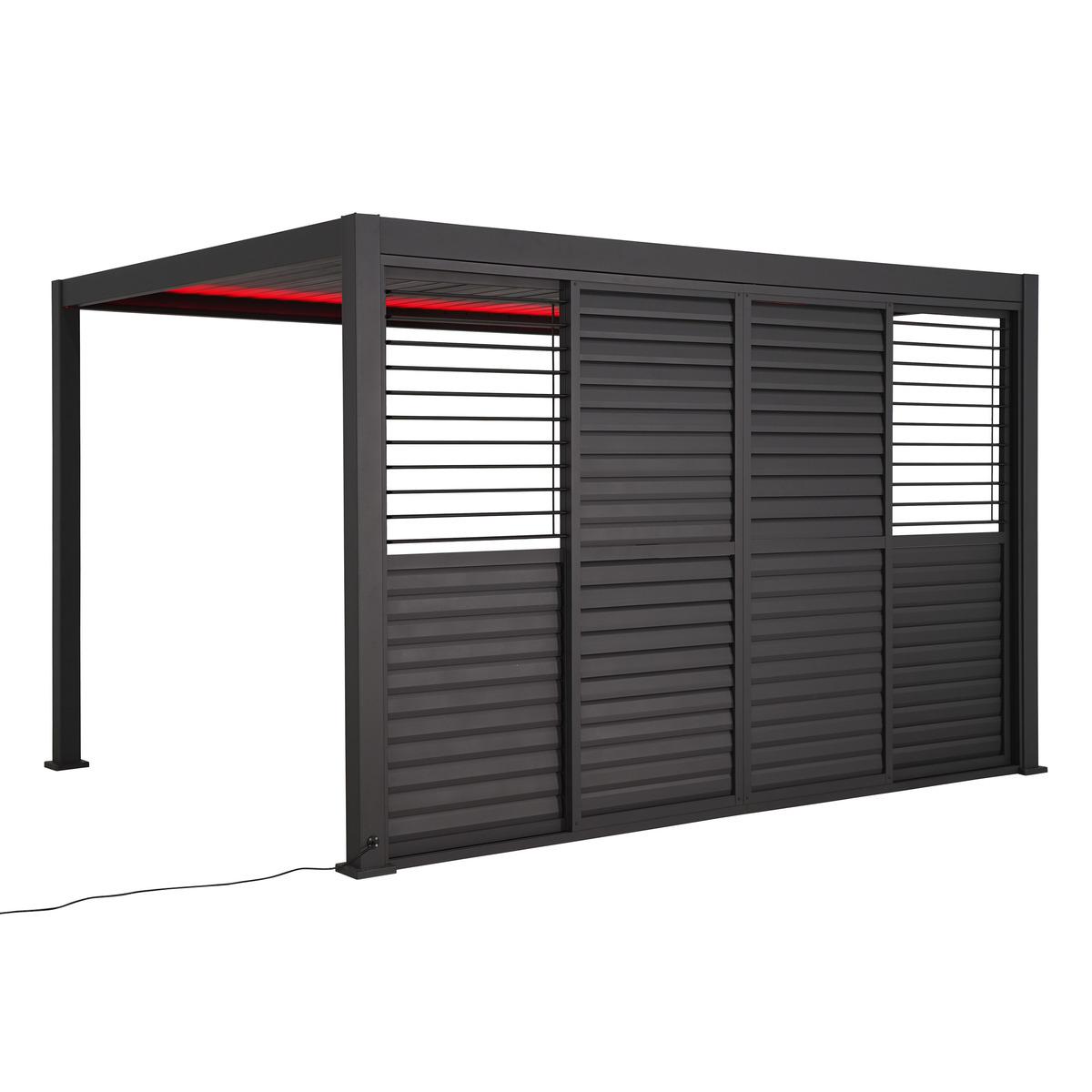 PERSIENNE COULISSANTE EVORA COTE 3.6M GRAPHITE