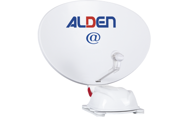 Alden AS2@ 80 HD Ultrawhite vollautomatische Satellitenanlage inklusive S.S.C. HD Steuermodul / LTE Antenne / Smartwide LED TV