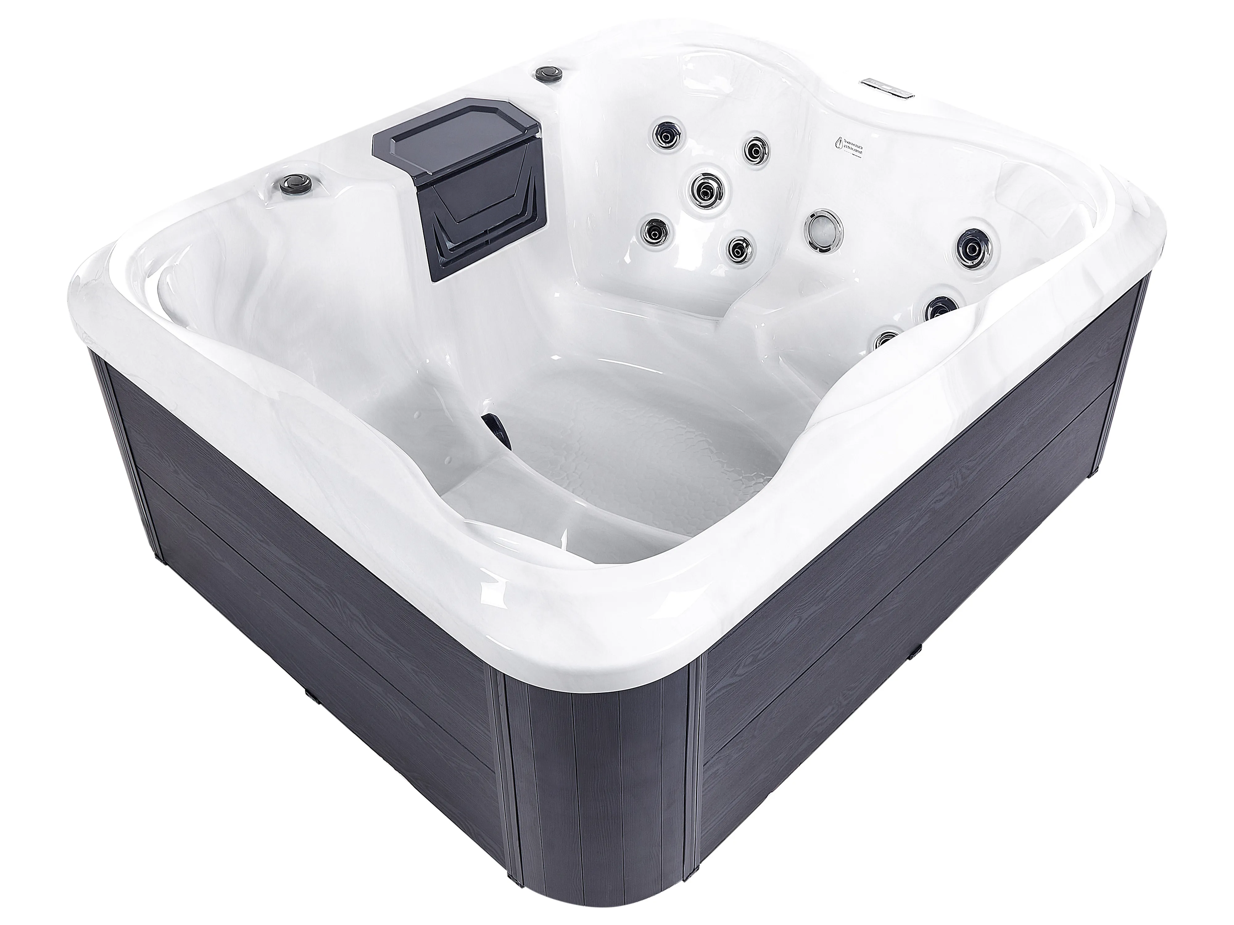 Buiten hottub met LED ARCELIA Wit
