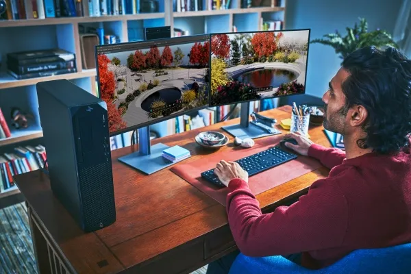 HP Workstation Z2 G9 - SFF 1 x Core i7 i7-14700 / op til 5.4 GHz - RAM 32 GB - SSD 1 TB - NVMe, TLC, HP Z Turbo Drive - UHD Graphics 770 - Gigabit Ethernet - Win 11 Pro - skærm: ingen - tastatur: Pan Nordic - sort - Smart Buy