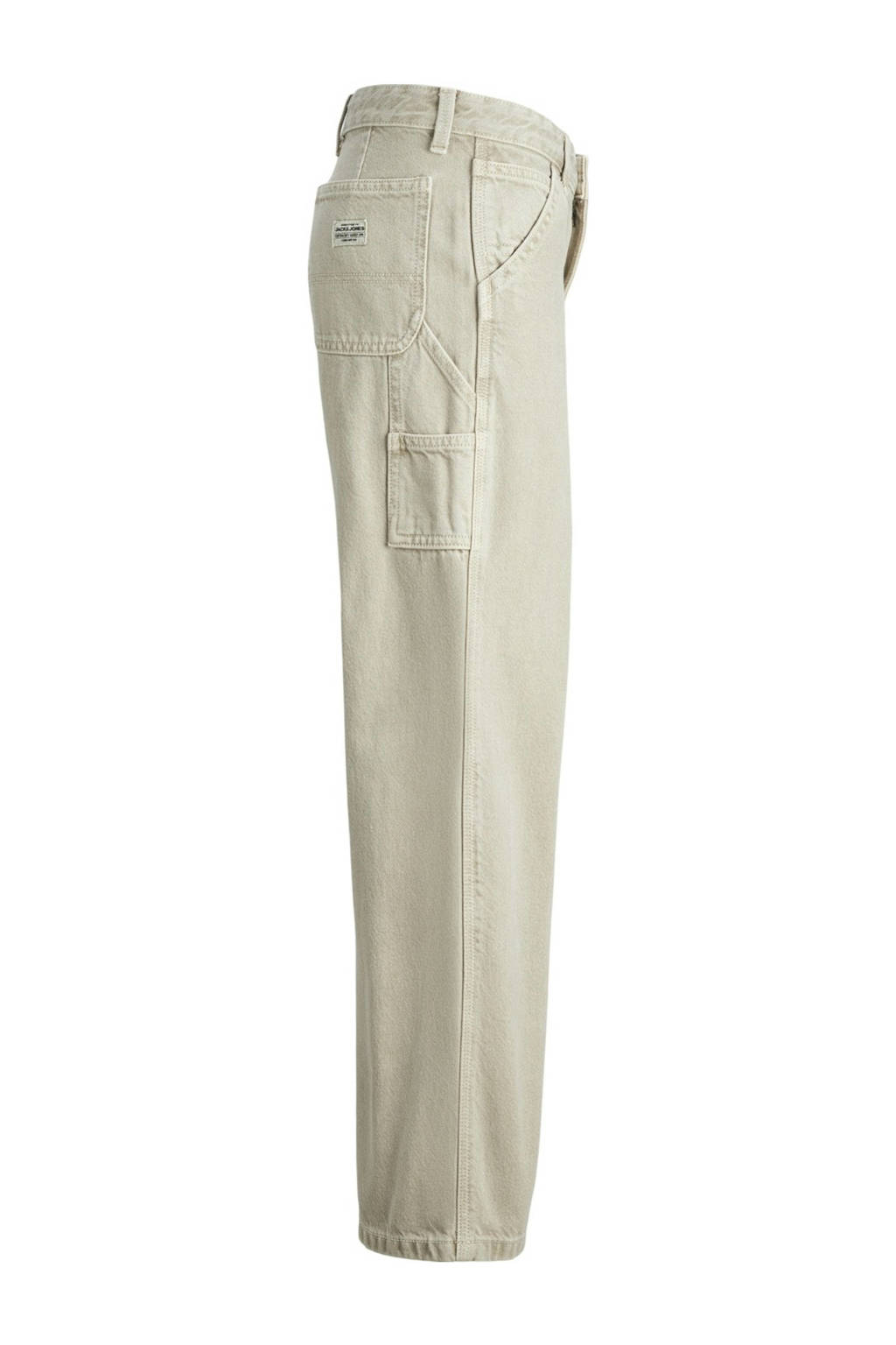 JACK & JONES loose fit jeans JJIALEX JJCARPENTER beige
