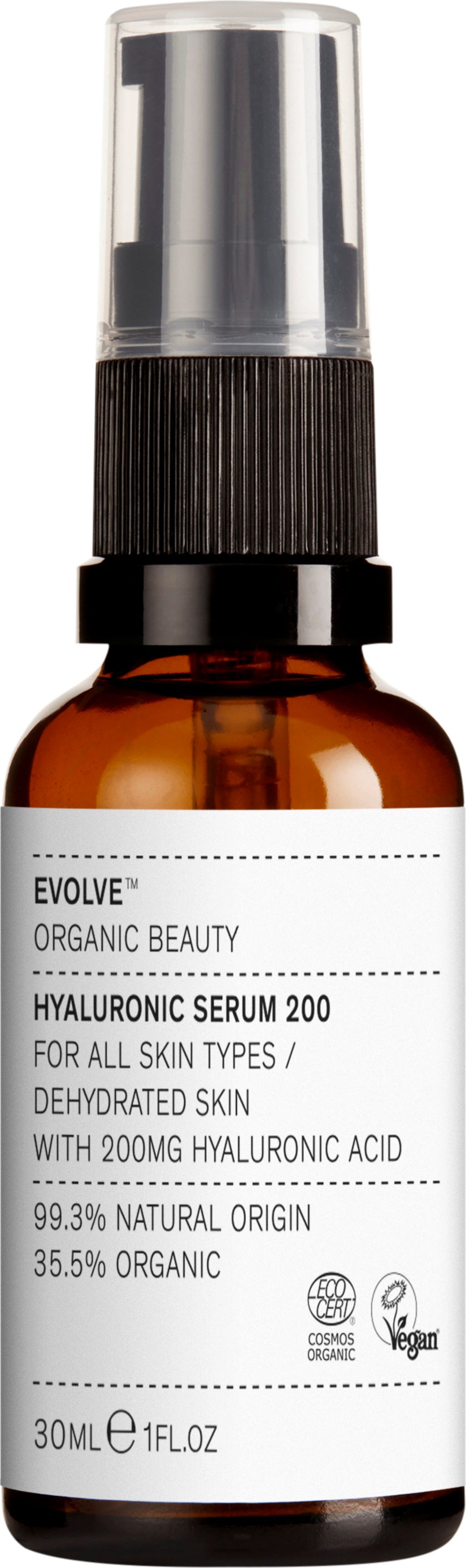 Evolve Organic Beauty  Hyaluronic Serum 200, 30 ml