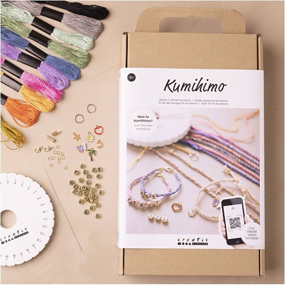 DIY Kit - Kumihimo - Venindearmbånd