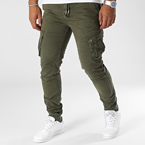 Pantalon Cargo Vert Kaki