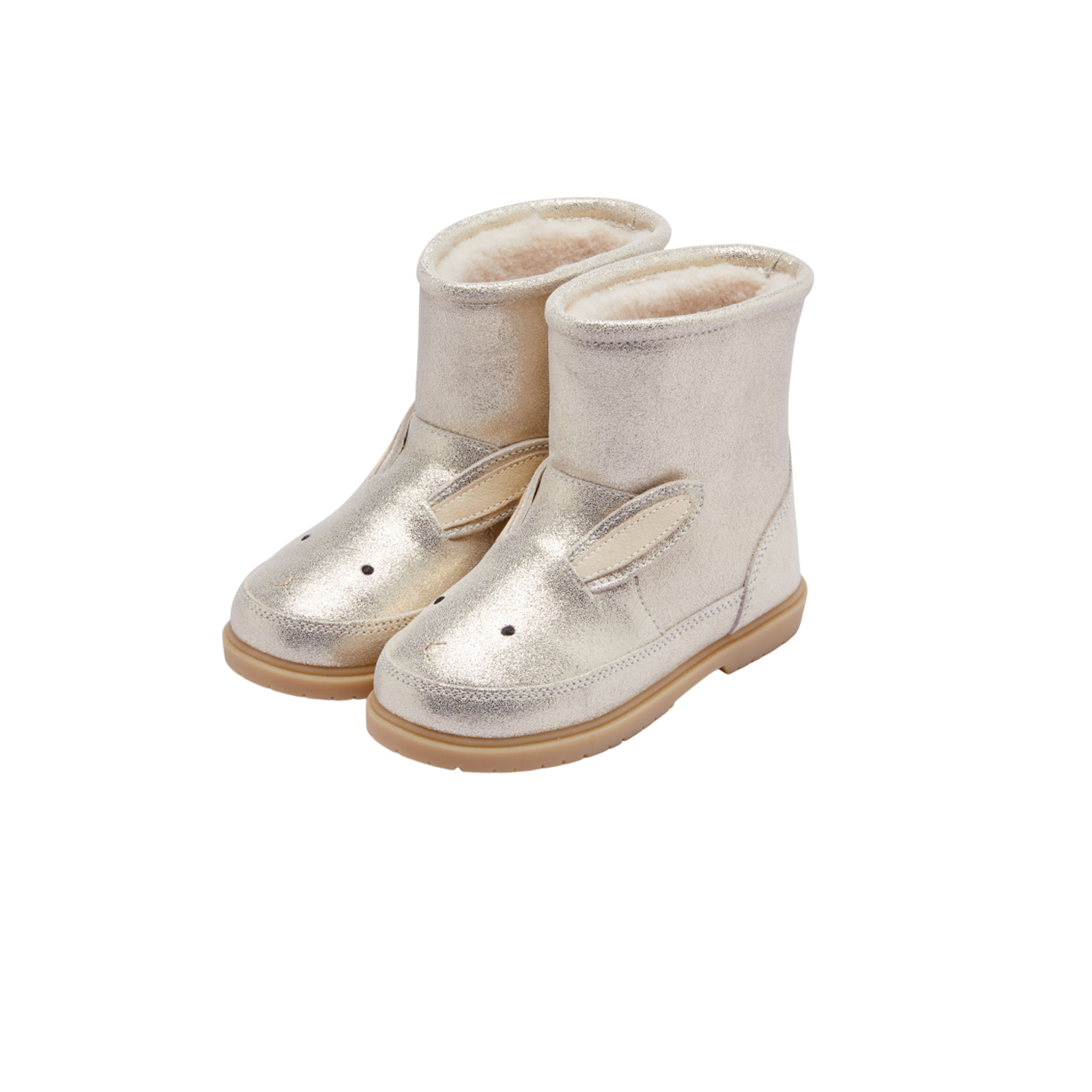 Stiefel Xelly Bunny Silver Metallic Leather
