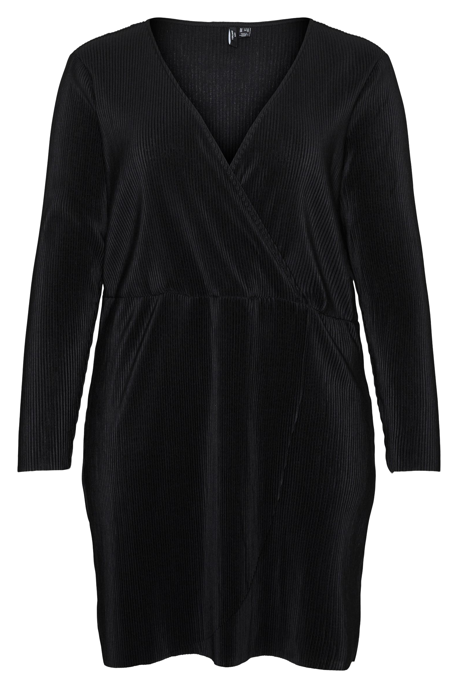 LICA - Robe courte col V| Noir