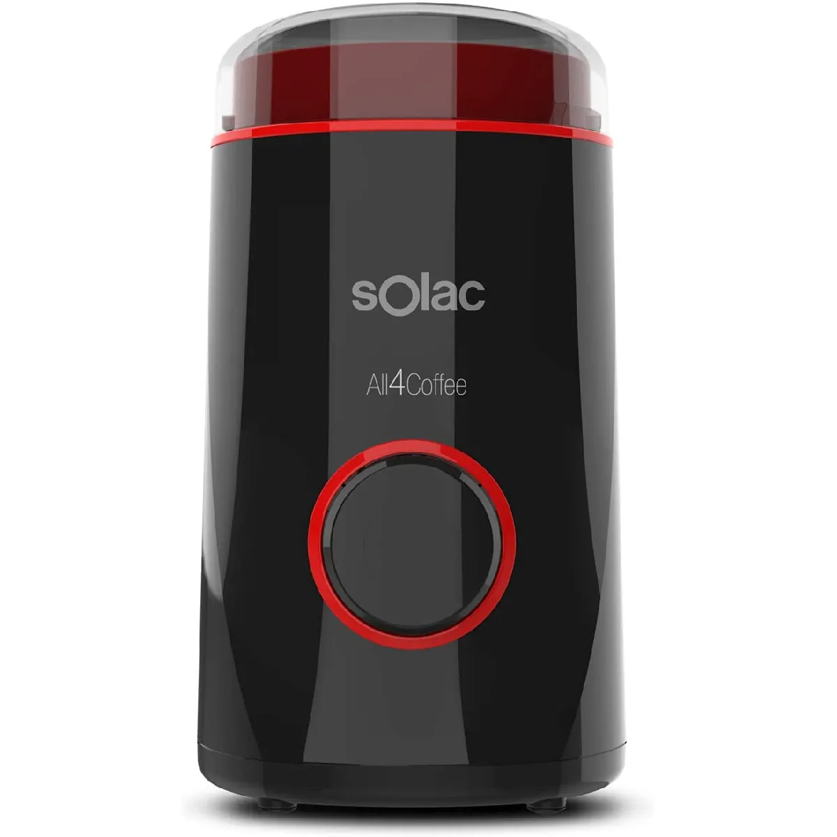 Moulin à café SOLAC 150W - Rouge et Noir