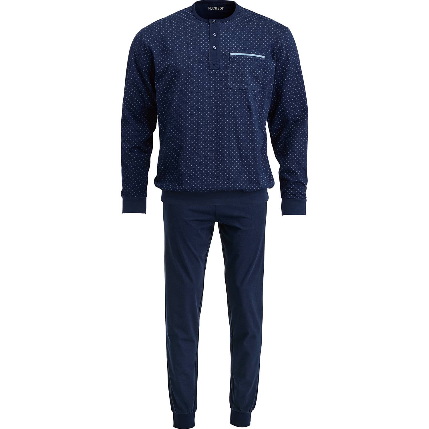 REDBEST Single-Jersey Herren-Schlafanzug