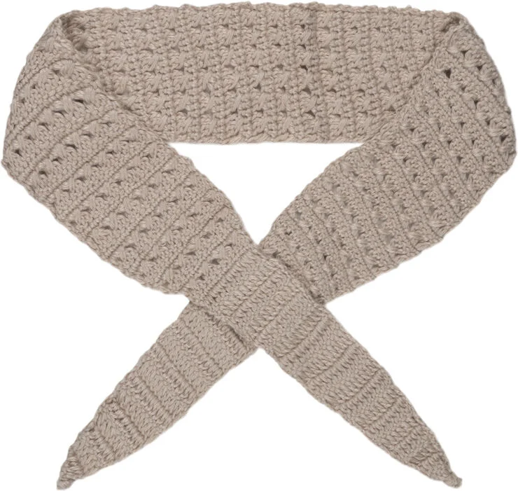 Sui Ava Viola Scarf Taupe