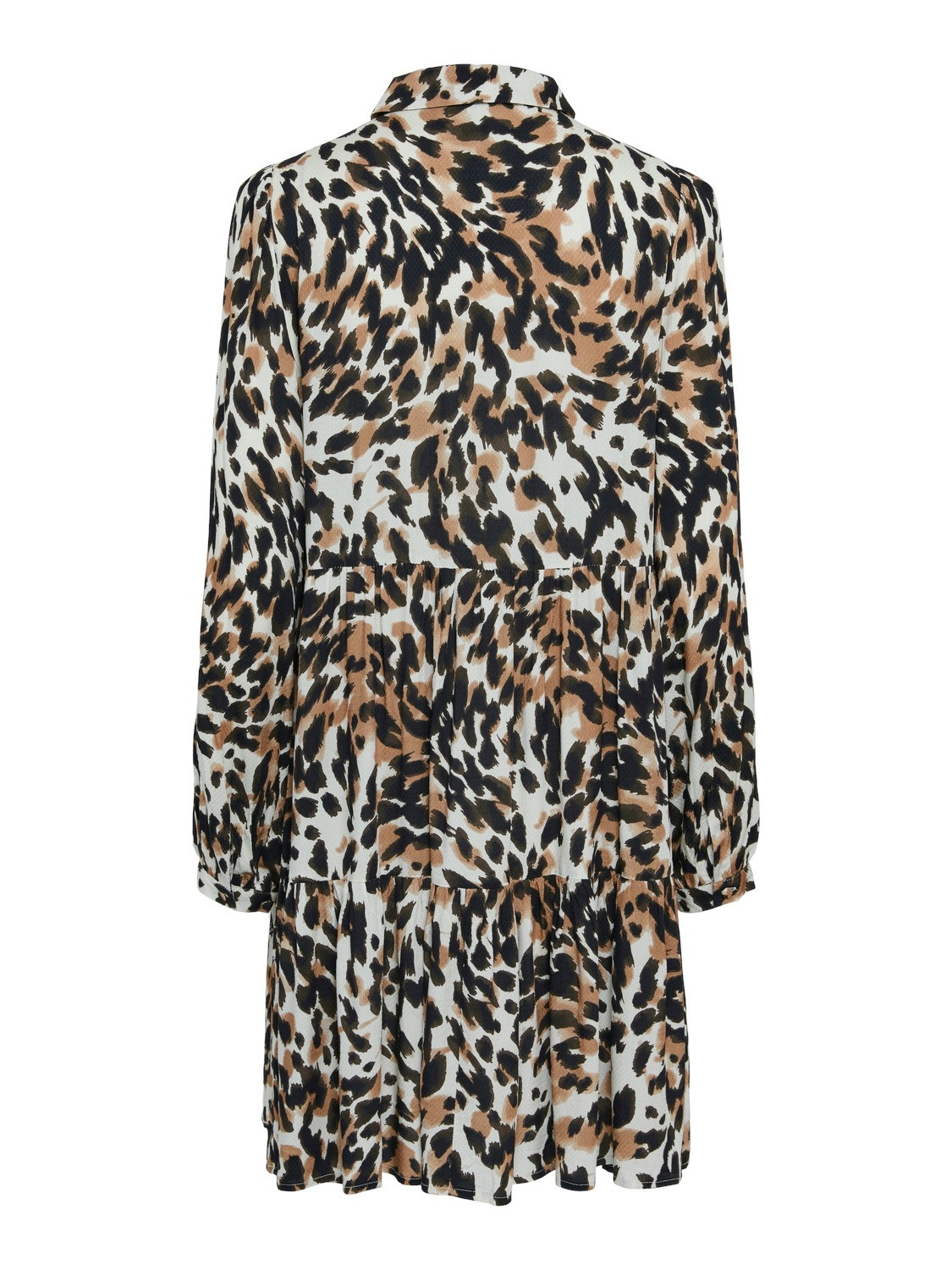 Y.A.S Hemdblusenkleid »YASALIRA LS SHIRT DRESS S. NOOS« Sommerkleid, mit Volant