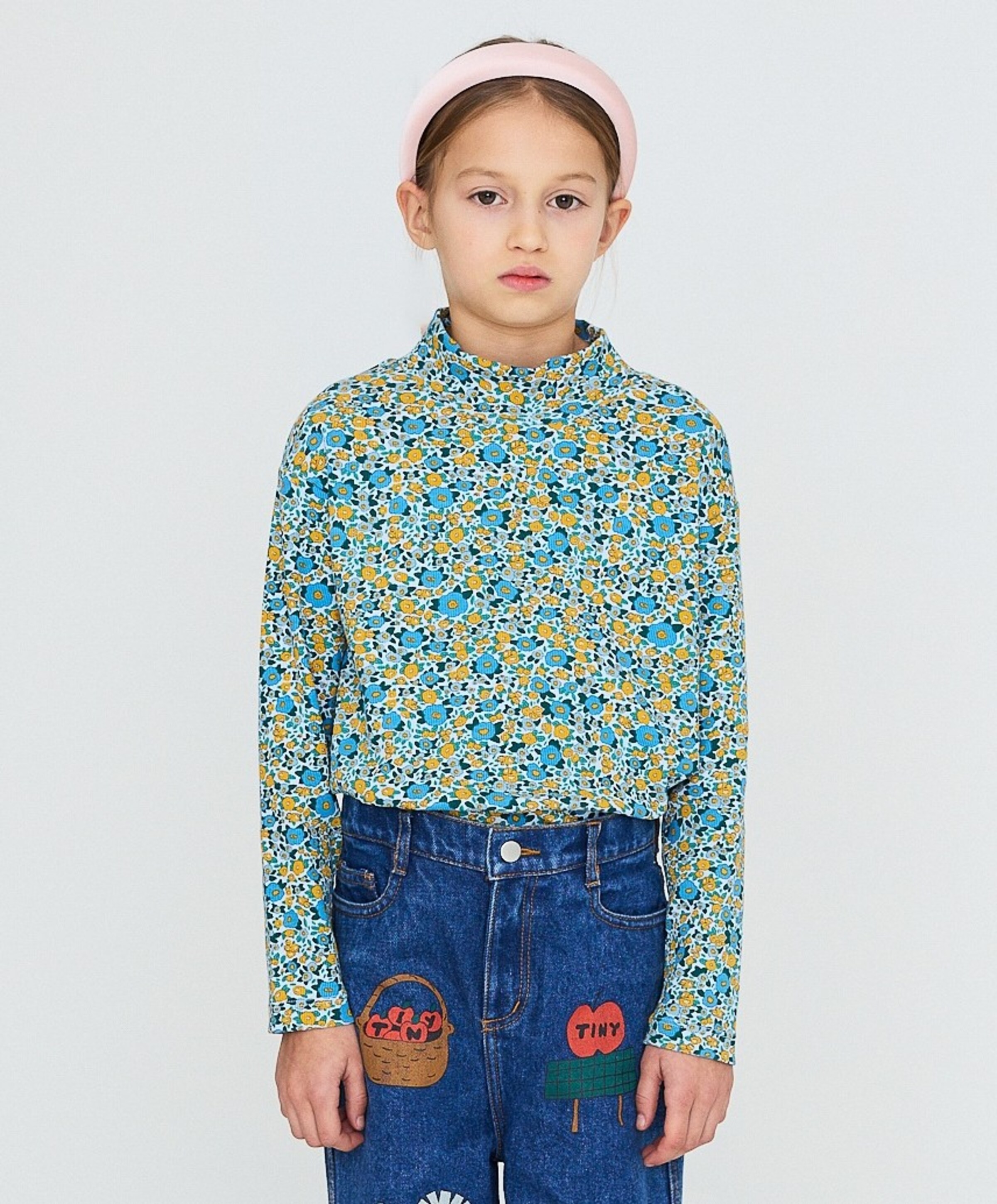 TINYCOTTONS Meisjes longsleeve blauw